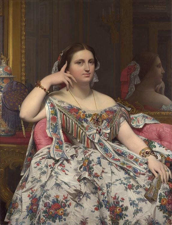 Jean Auguste Dominique Ingres Madame Moitessier Seated (mk09)